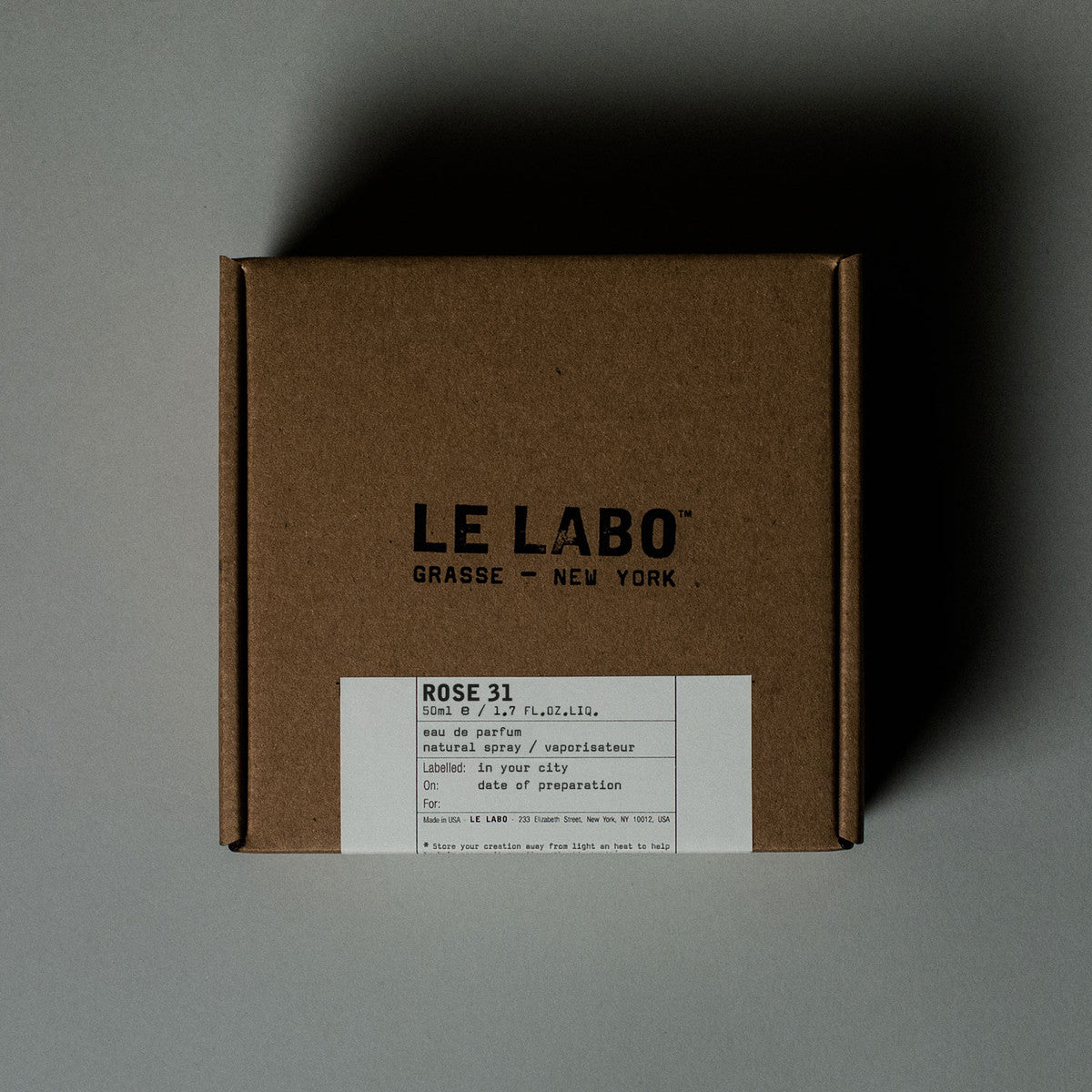 Le Labo Rose 31 Eau de Parfum 50ml 1.7 fl oz Unisex Woody Spicy Floral Luxury Fragrance