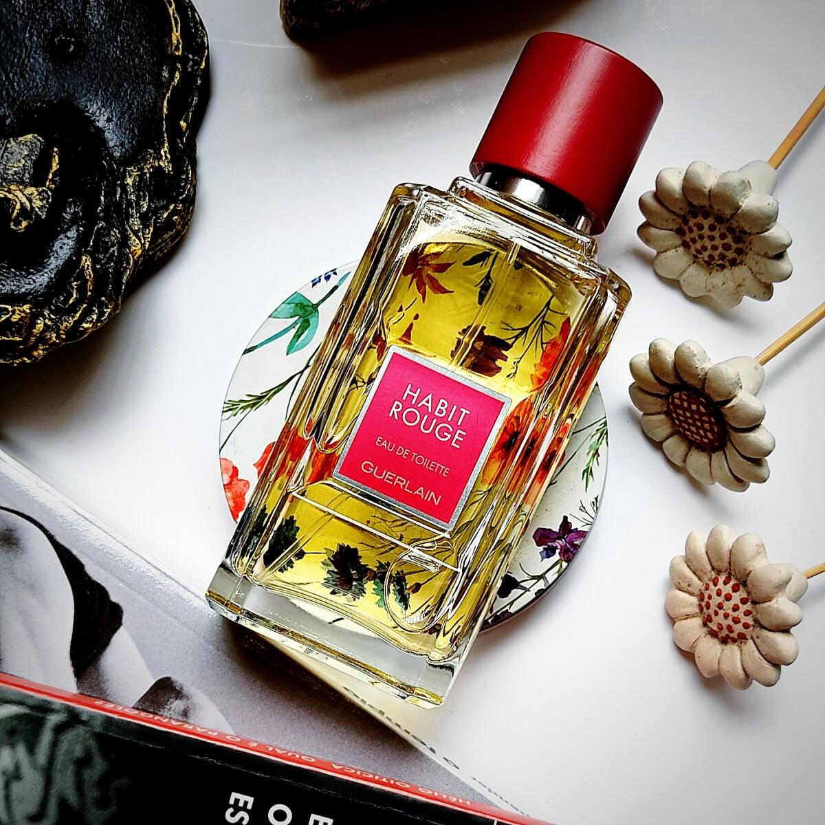 Guerlain Habit Rouge Eau de Toilette for Men 100ml – Warm Oriental Citrus Luxury Fragrance