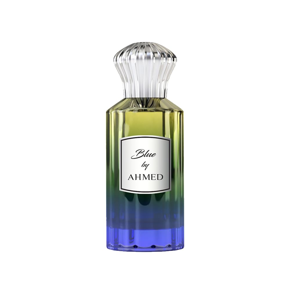 Ahmed Al Maghribi Blue by Ahmed Eau de Parfum 100ml – Fresh Aquatic Woody Unisex Fragrance