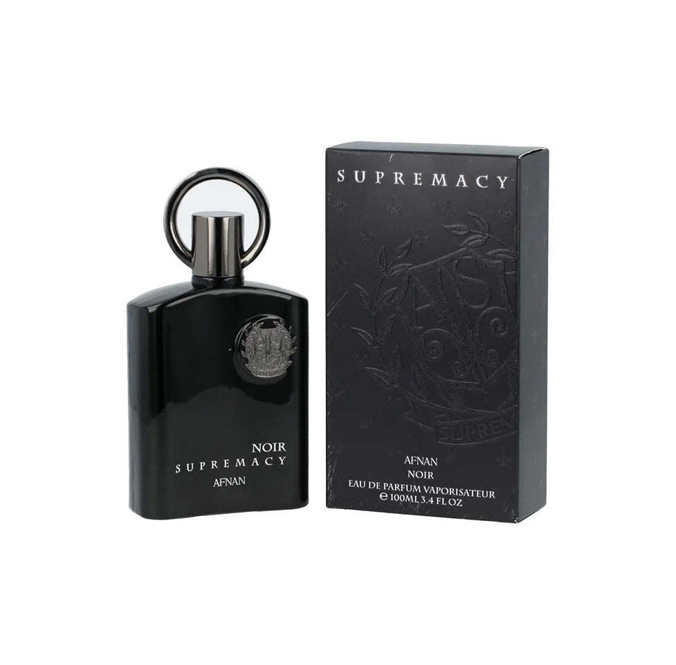 Afnan Supremacy Noir EDP 100ml – Dark & Intense Woody Spicy Perfume for Men