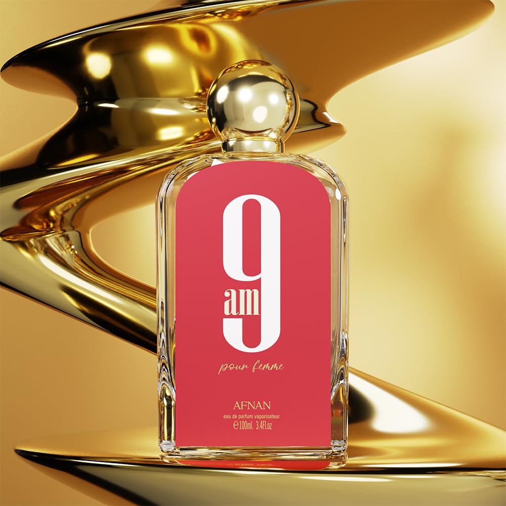 AFNAN 9AM Pour Femme EDP 100ml – Elegant Fruity Floral Perfume for Women