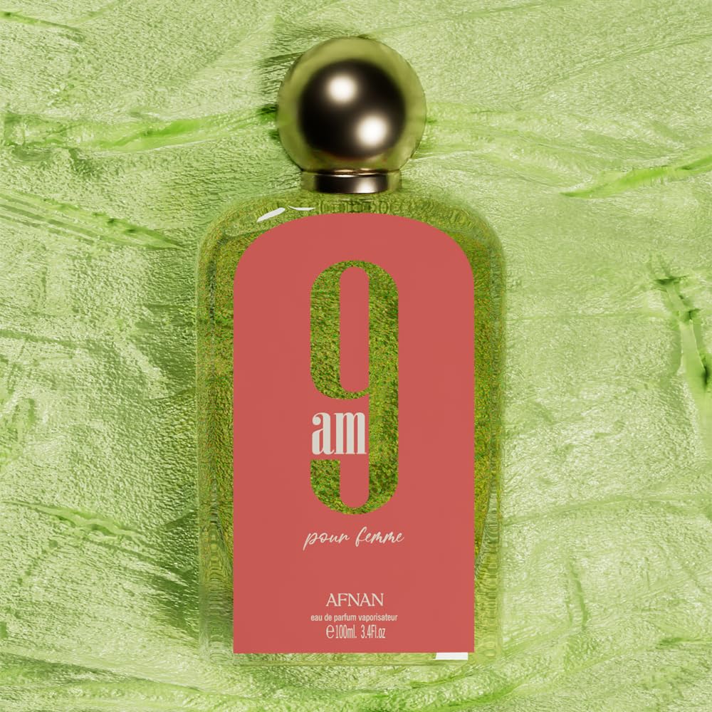 AFNAN 9AM Pour Femme EDP 100ml – Elegant Fruity Floral Perfume for Women