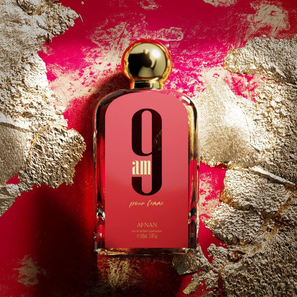 AFNAN 9AM Pour Femme EDP 100ml – Elegant Fruity Floral Perfume for Women