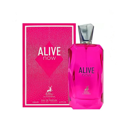 Alive Now by Maison Alhambra Eau De Parfum – Fresh Spicy Woody Unisex Fragrance 100ml