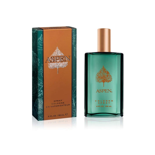 Aspen by Coty Cologne Spray 118ml – Classic Fresh Green Woody Scent for Men