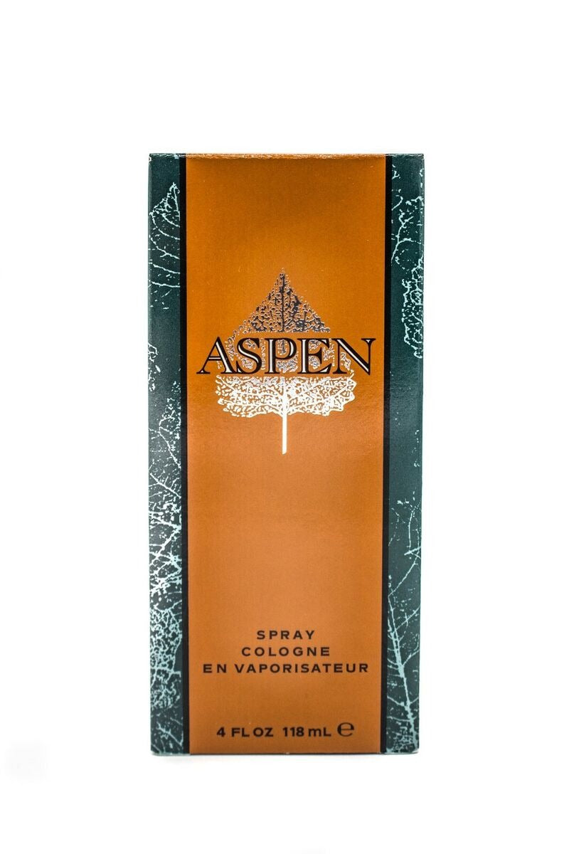Aspen by Coty Cologne Spray 118ml – Classic Fresh Green Woody Scent for Men
