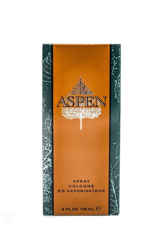Aspen by Coty Cologne Spray 118ml – Classic Fresh Green Woody Scent for Men