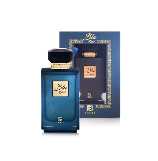 Ahmed Al Maghribi Blue Oud Eau De Parfum 100ml – Fresh Woody Oud Perfume for Men & Women