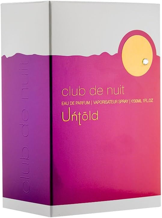 Armaf Club De Nuit Untold Eau De Parfum 105ml for Men & Women – Unisex Long-Lasting Fragrance