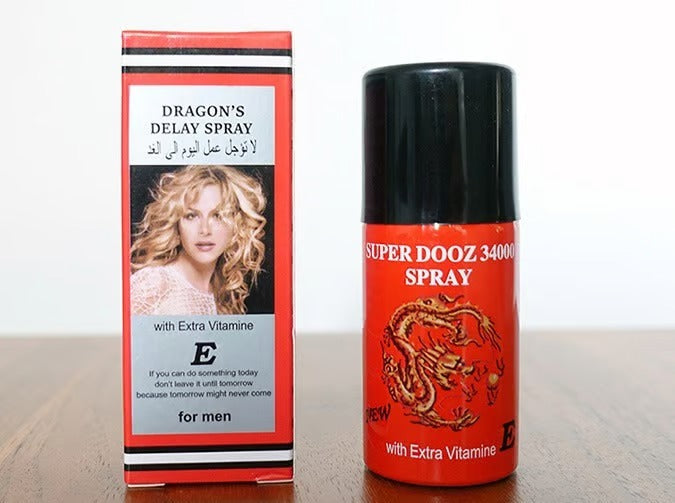 Dragon Super Dooz 34000 DELAY SPRAY with Extra Vitamin 'E' | Original & Effective Delay Spray for Long-Lasting Excitement Deodorant Spray
