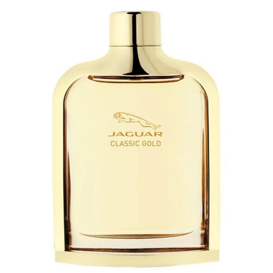 Jaguar Classic Gold EDT 100ml – Refreshing Aromatic Woody Perfume for Men