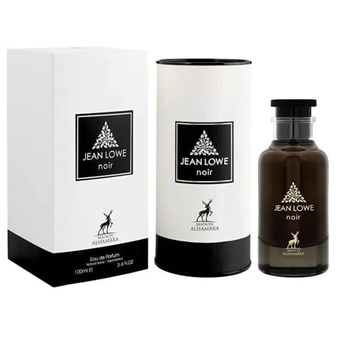 Maison Alhambra Jean Lowe Ombre (Noir) Eau De Parfum 100ml for Men – Oud, Rose & Saffron Blend