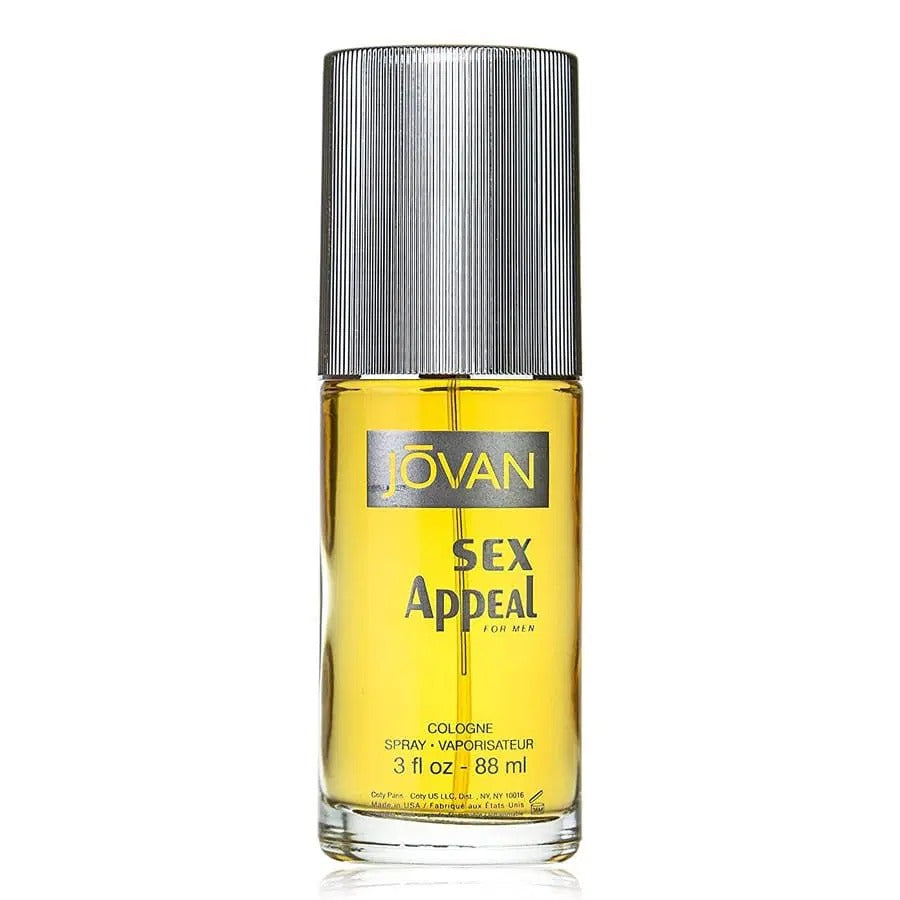 Jovan Sex Appeal Eau de Cologne for Men – Bold & Sensual Scent – 88ml