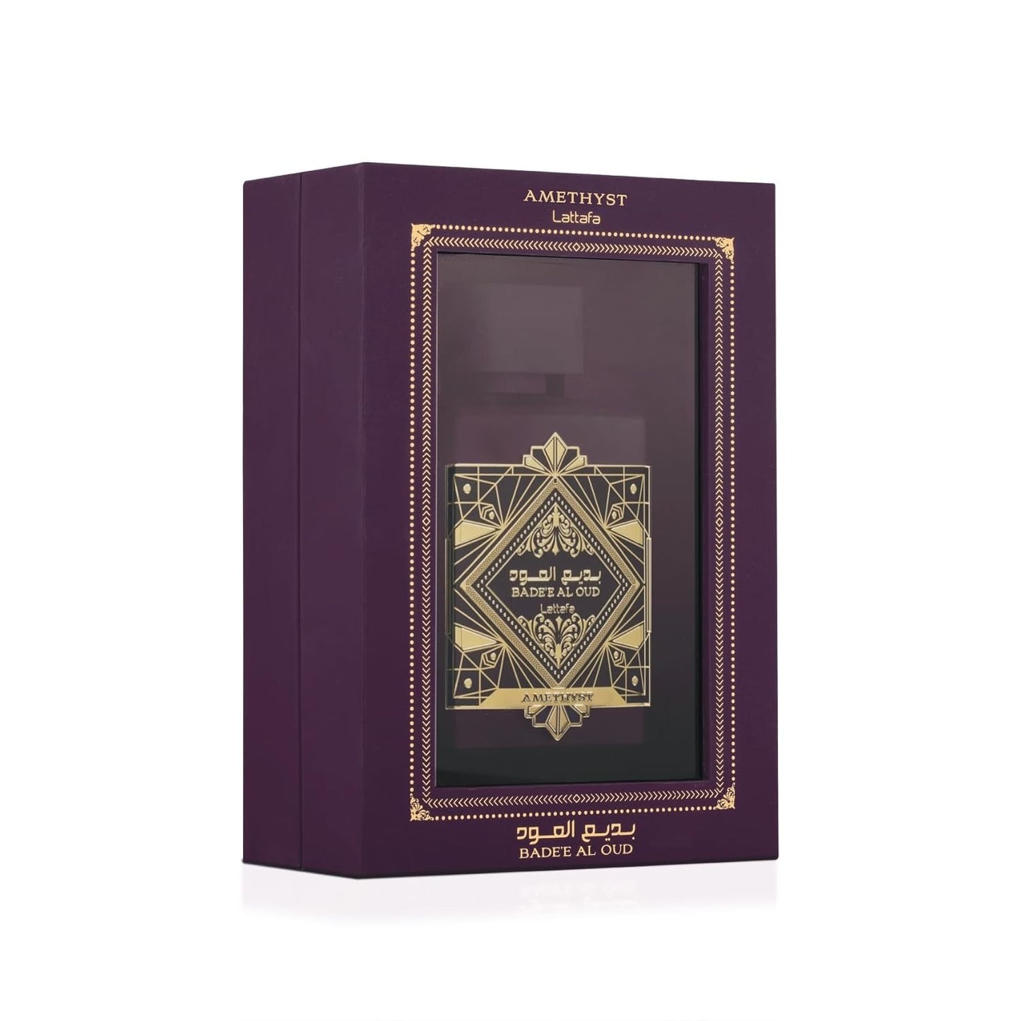 Lattafa Bade'e Al Long Lasting Perfume For Men & Women Eau De Parfum 100ml (Bade'e Al Oud Amethyst)