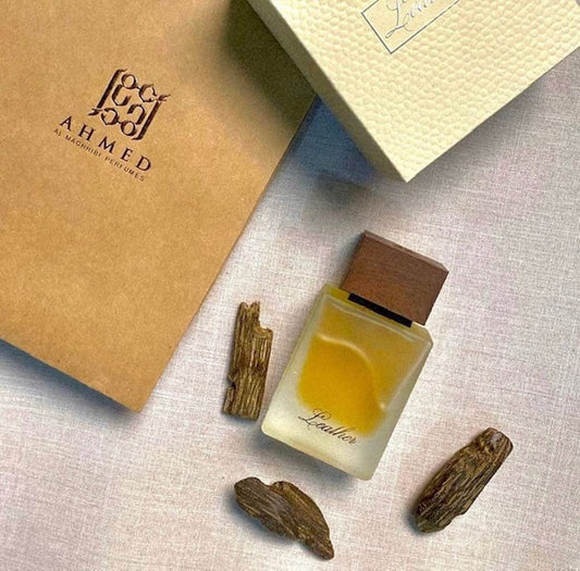 Leather by Ahmed Al Maghribi Eau De Parfum 50ml – Bold Leather Unisex Perfume