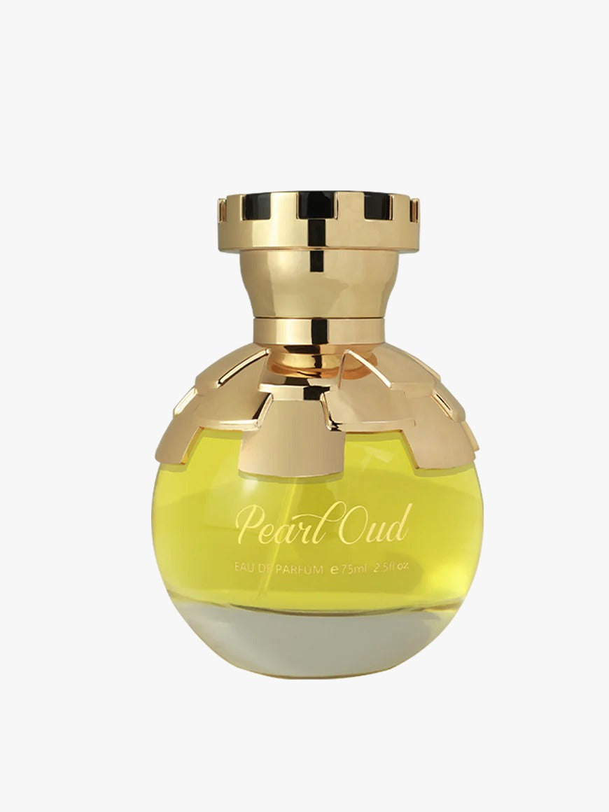 Ahmed Al Maghribi Pearl Oud Eau De Parfum 75ml – Luxurious Woody Oriental Unisex Perfume