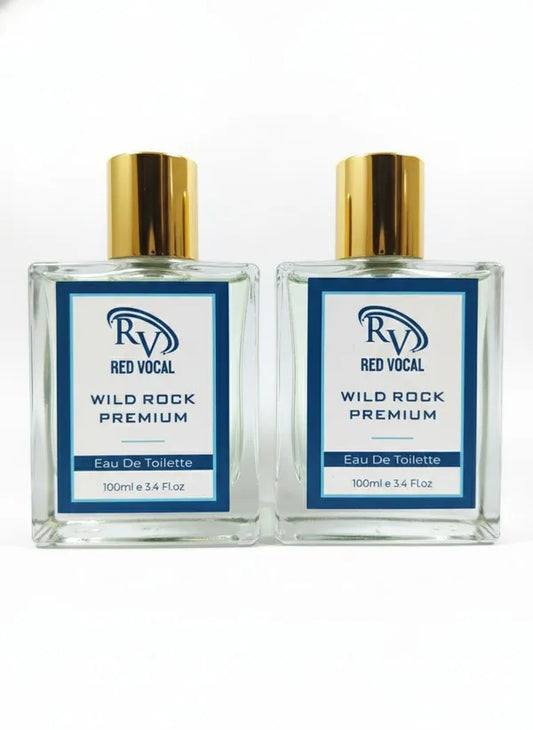 Two bottles of Red Vocal Wild Rock Premium Eau De Toilette on a white background
Red Vocal Wild Rock Premium Perfume Eau De Toilette for Men – 100ml Bold, Fresh & Long-Lasting Set of 2 Fragrance