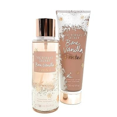 Victoria’s Secret Bare Vanilla Frosted Combo Set – 250ml Body Mist & 236ml Lotion