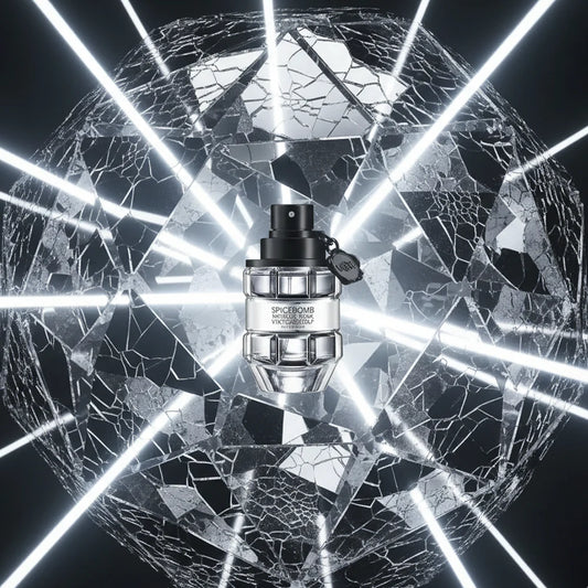 Viktor & Rolf Spicebomb Metallic Musk Eau de Parfum 90ml 3.04 fl oz Intense Musky Woody Men’s Perfume