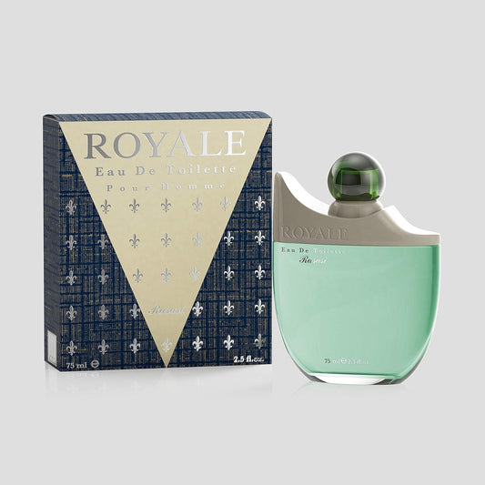 Rasasi Royale Pour Homme Eau De Toilette 75ml – Long-Lasting Classic Woody Aromatic Designer Perfume For Men
