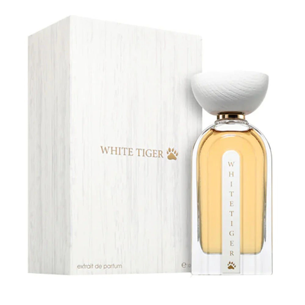Ahmed Al Maghribi White Tiger Extrait De Parfum – Bold & Sensual Unisex Perfume 100ml