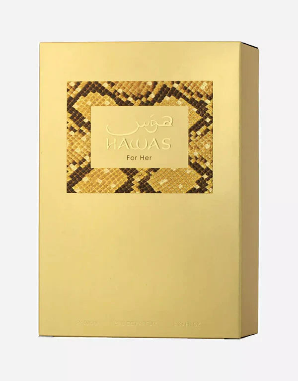 Rasasi Hawas For Her Eau de Parfum for Women 100ml – Fruity Floral Luxury Fragrance