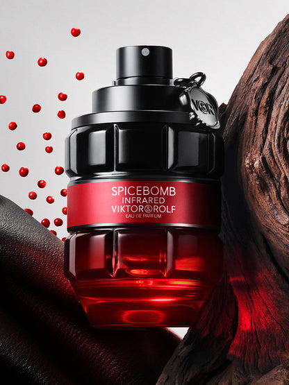 Viktor & Rolf Spicebomb Infrared Eau de Toilette 90ml 3.04 fl oz Warm Spicy Red Pepper Men’s Perfume
