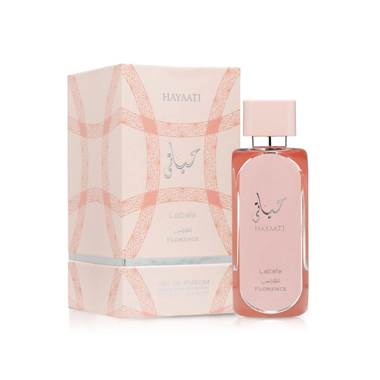 Lattafa Hayaati Florence Eau de Parfum 100ml | Floral Fruity Luxury Women’s Fragrance