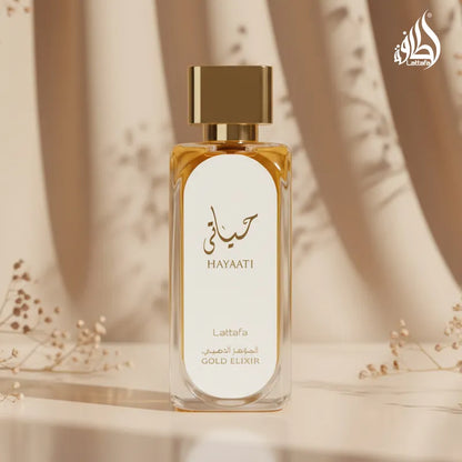 Lattafa Hayaati Gold Elixir Eau de Parfum 100ml – Amber Sweet Luxury Unisex Fragrance