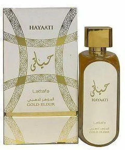 Lattafa Hayaati Gold Elixir Eau de Parfum 100ml – Amber Sweet Luxury Unisex Fragrance