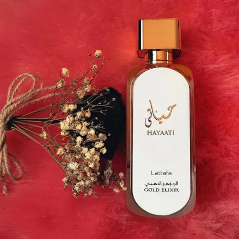Lattafa Hayaati Gold Elixir Eau de Parfum 100ml – Amber Sweet Luxury Unisex Fragrance