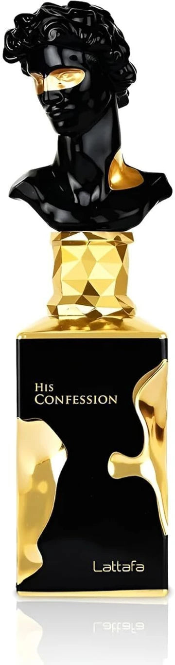 Lattafa His Confession Eau de Parfum 100ml | Warm Spicy Men’s Luxury Fragrance