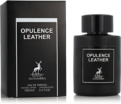 Maison Alhambra Opulence Leather Eau de Parfum – Smoky Leather Luxury Unisex Fragrance