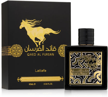 Lattafa Qaed Al Fursan Eau de Parfum 90ml – Fruity Woody Luxury Unisex Fragrance