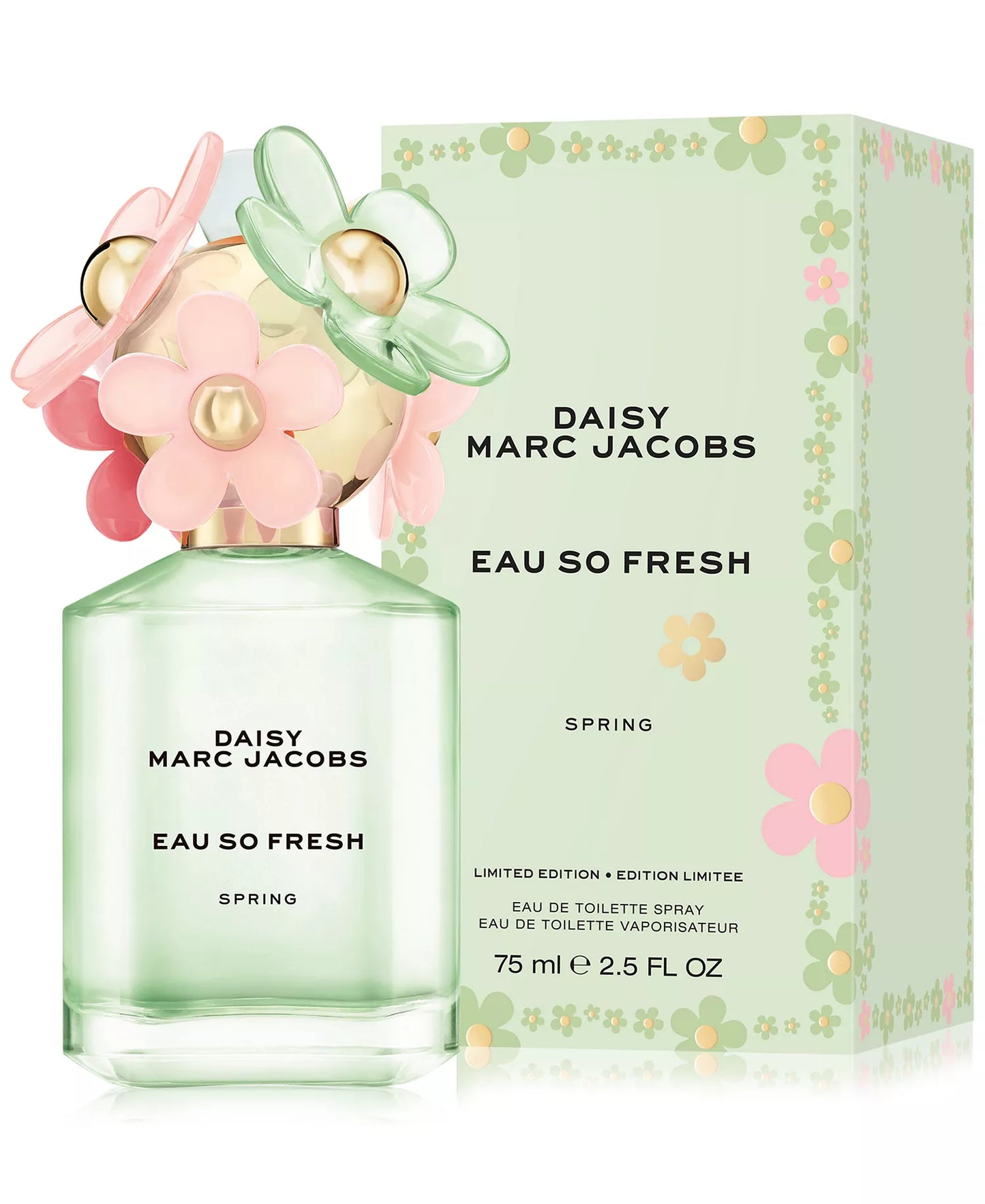 Marc Jacobs Daisy Eau So Fresh Spring Eau de Toilette 75ml 2.5 fl oz Women’s Fresh Fruity Floral Perfume
