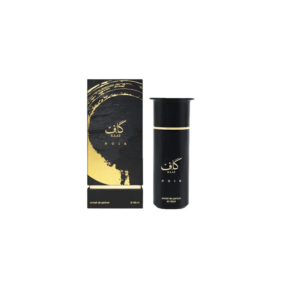 Ahmed Al Maghribi Kaaf Noir Extrait de Parfum 100ml | Citrus Woody Luxury Unisex Fragrance