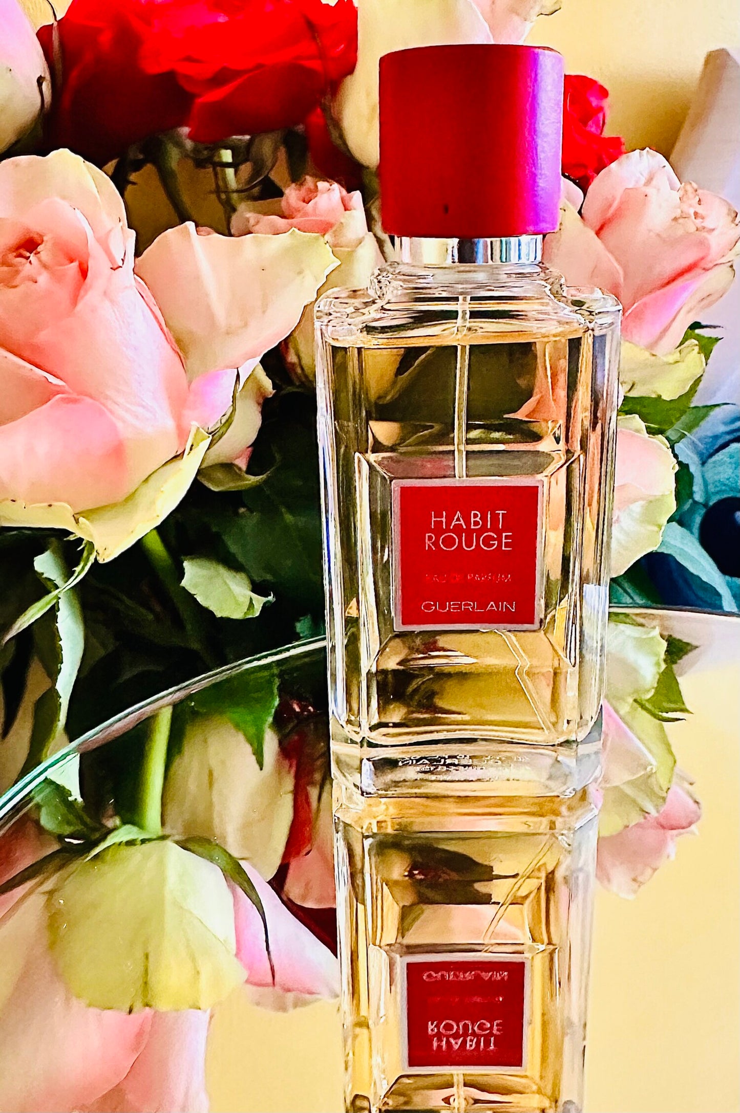 Guerlain Habit Rouge Eau de Toilette for Men 100ml – Warm Oriental Citrus Luxury Fragrance