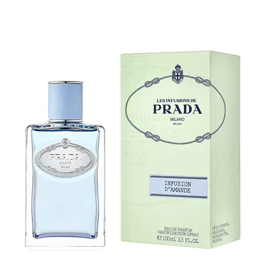 Les Infusions de Prada Milano Infusion d’Amandes Eau de Parfum 100ml 3.3 fl oz Unisex Soft Almond Citrus Luxury Fragrance
