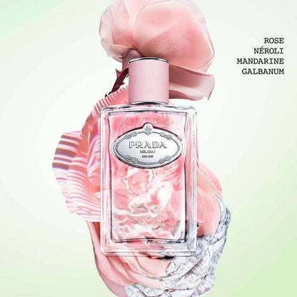 Les Infusions de Prada Milano Infusion de Rose Eau de Parfum 100ml 3.3 fl oz Elegant Fresh Rose Luxury Fragrance for Women