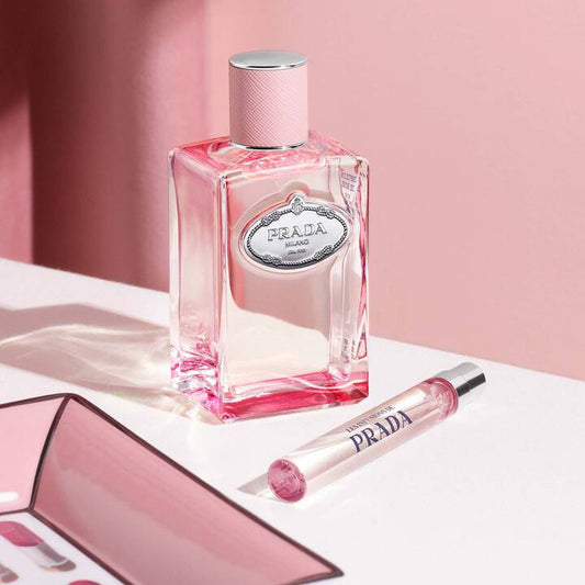 Les Infusions de Prada Milano Infusion de Rose Eau de Parfum 100ml 3.3 fl oz Elegant Fresh Rose Luxury Fragrance for Women