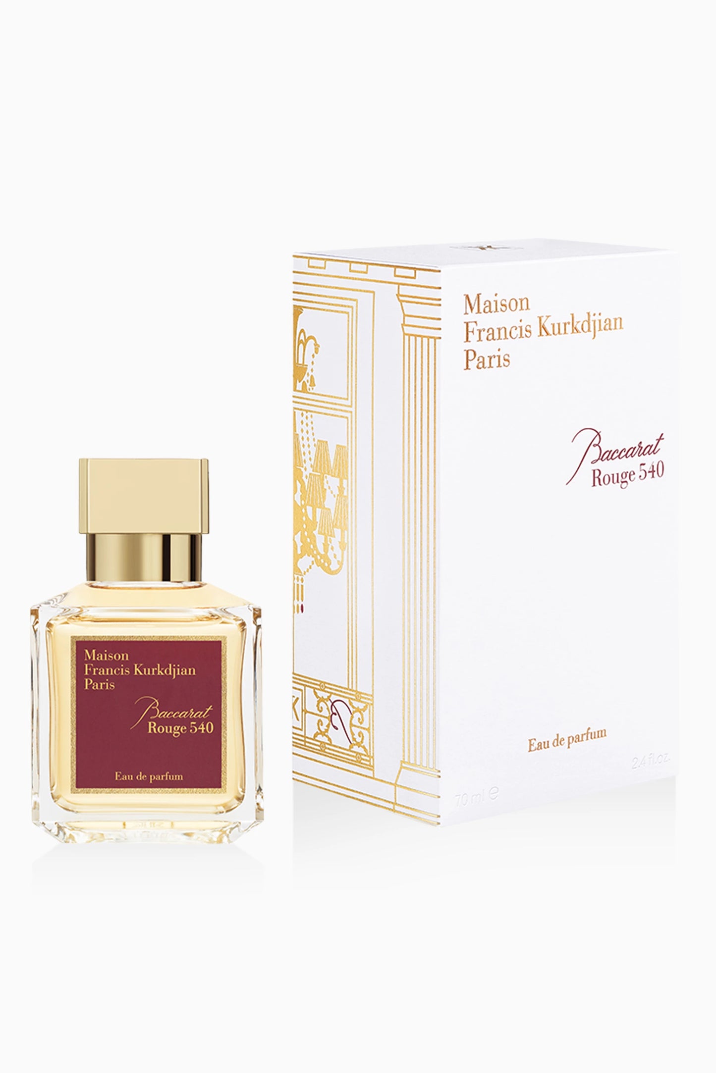 Maison Francis Kurkdjian Baccarat Rouge 540 EDP 70ml – Amber Woody Luxury Unisex Fragrance