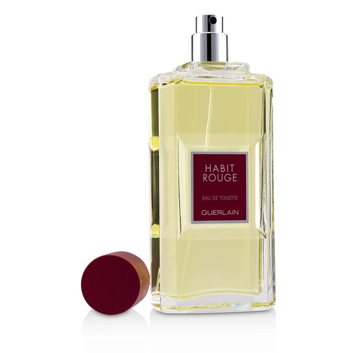 Guerlain Habit Rouge Eau de Toilette for Men 100ml – Warm Oriental Citrus Luxury Fragrance