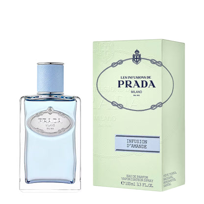 Les Infusions de Prada Milano Infusion d’Amandes Eau de Parfum 100ml 3.3 fl oz Unisex Soft Almond Citrus Luxury Fragrance