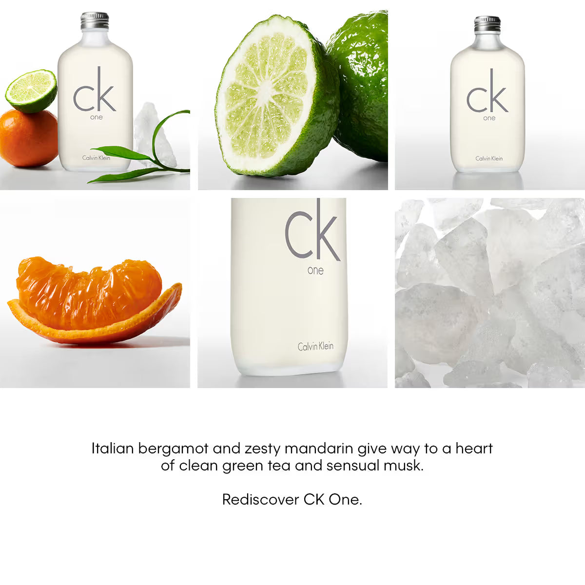 Calvin Klein CK One Eau de Toilette 100ml – Fresh Citrus Aromatic Unisex Fragrance