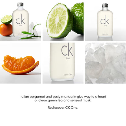 Calvin Klein CK One Eau de Toilette 100ml – Fresh Citrus Aromatic Unisex Fragrance
