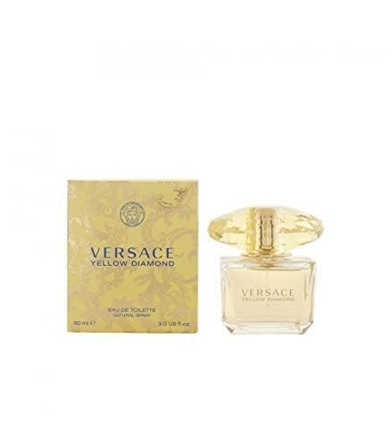 Versace Yellow Diamond Eau de Toilette for Women 90ml – Floral Citrus Fragrance