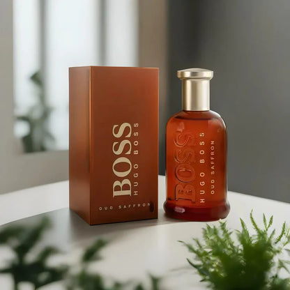 Hugo Boss Oud Saffron Eau de Parfum 100ml 3.3 fl oz Unisex Woody Spicy Luxury Perfume