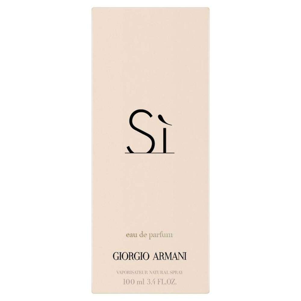 Giorgio Armani Sì Eau de Parfum 100ml 3.4 fl oz Women’s Chypre Fruity Blackcurrant Vanilla Luxury Perfume