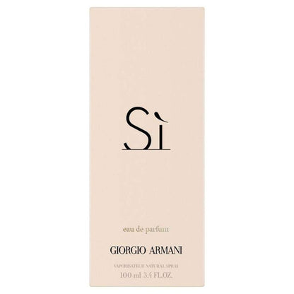 Giorgio Armani Sì Eau de Parfum 100ml 3.4 fl oz Women’s Chypre Fruity Blackcurrant Vanilla Luxury Perfume