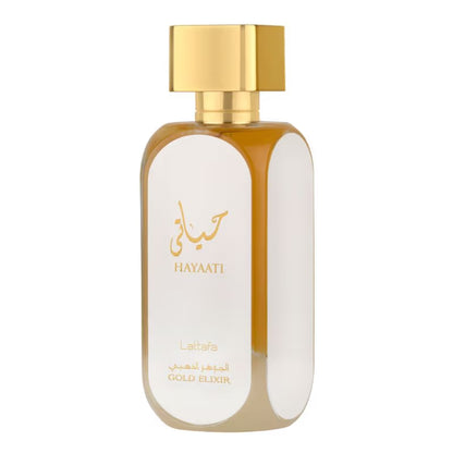 Lattafa Hayaati Gold Elixir Eau de Parfum 100ml – Amber Sweet Luxury Unisex Fragrance